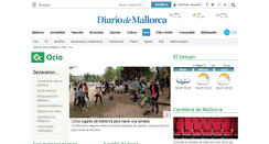 Desktop Screenshot of ocio.diariodemallorca.es