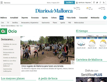 Tablet Screenshot of ocio.diariodemallorca.es